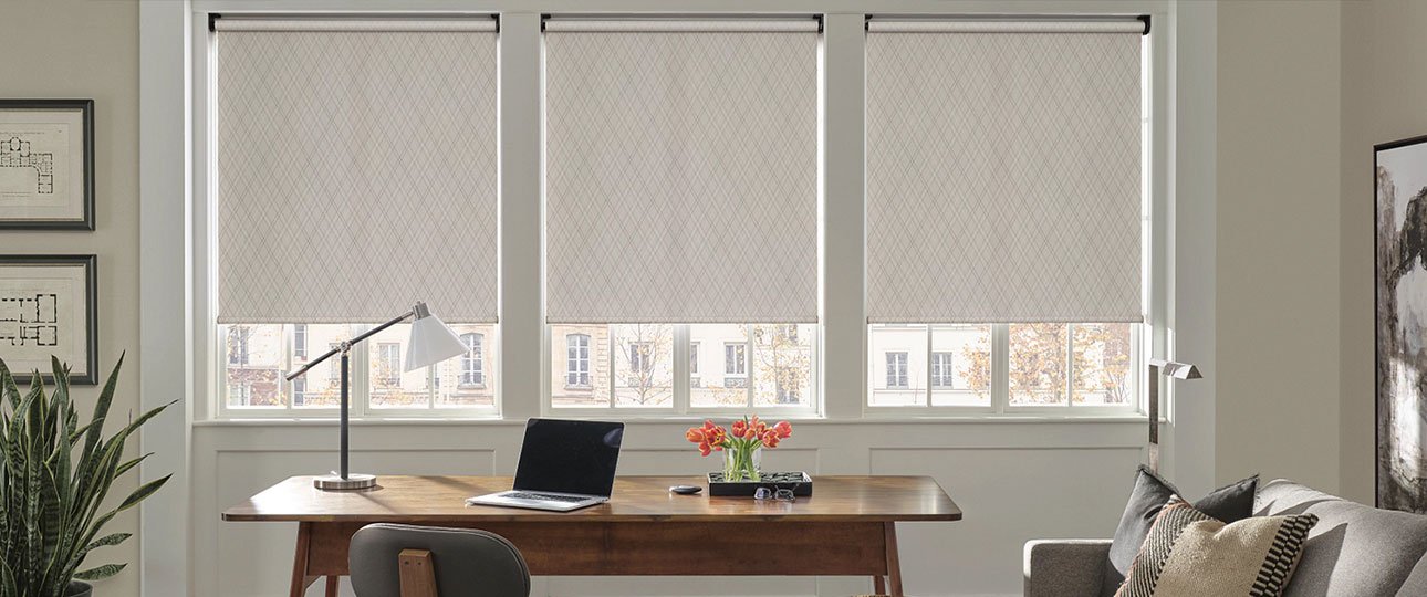Roller blinds banner